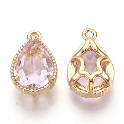 Прозрачные стеклянные подвески&nbsp;GLAA-R212-11C