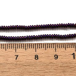 Гальванические нити из синтетических немагнитных гематитовых бусин G-L613-G01-01D