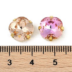 Латунные стеклянные стразы пришивные стразы RGLA-B004-05B-G