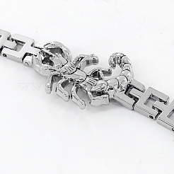 Браслеты-цепочки из сплава скорпиона и пантеры для мужчин&nbsp;FS-WG21E52-01