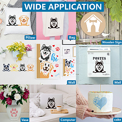 1 комплект трафаретов для рисования домашних животных DIY-MA0005-25