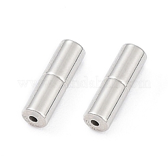 Застежки из стерлингового серебра с родиевым покрытием STER-K173-05P