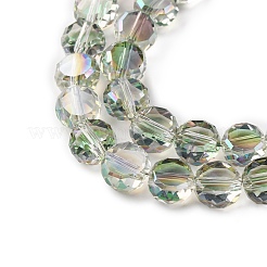 Стеклянные бусины с гальваническим покрытием &nbsp;EGLA-C010-01A-HP05