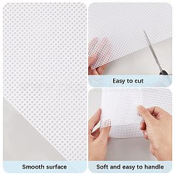 Прямоугольные листы холста из пластиковой сетки&nbsp;DIY-WH20066-006B