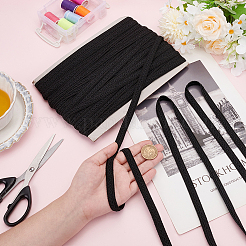 Полиэфирные плетеные ленты для украшения штор SRIB-WH0011-208B