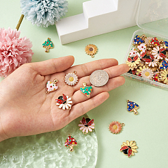 50 шт. 10 стильные подвески из эмалированного сплава с покрытием&nbsp;ENAM-SW0001-02