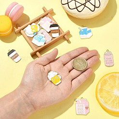 20шт 5 стиля подвески из сплава с эмалью&nbsp;ENAM-CJ0005-04