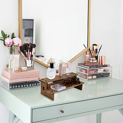 2-ярусная деревянная подставка для показа игрушек&nbsp;ODIS-WH0329-68C