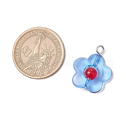 Цветочные прозрачный акрил подвески&nbsp;PALLOY-JF03721