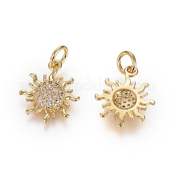 Латунные микро проложить кубического циркония подвески X-ZIRC-G166-20G