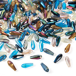 160шт 8 цвета гальванические стеклянные бусины&nbsp;EGLA-TA0013-19