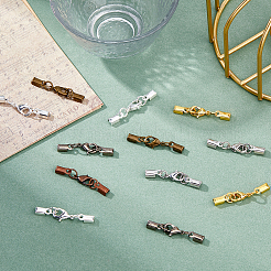 30 шт. 6-х цветные латунные карабины-клешни KK-FH0007-91