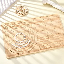 Прямоугольные доски для дизайна деревянных браслетов&nbsp;TOOL-YWC0003-06