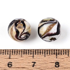 Бусины ручной работы бусины золотого песка LAMP-T024-11A