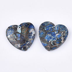 Синтетическая золотая линия регалит / имперская яшма / подвески из яшмы с морскими осадками&nbsp;G-S329-068A