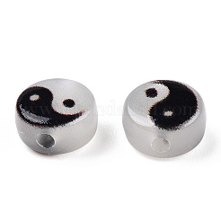 Светящиеся прозрачные акриловые бусины LACR-T001-01