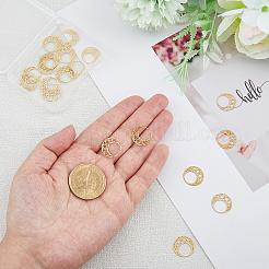 20 шт. филигранные соединительные звенья из нержавеющей стали 304 STAS-DC0011-42