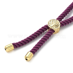 Изготовление браслетов из хлопка KK-F758-03Q-G