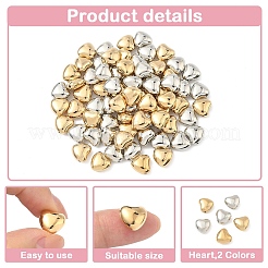 120шт 2 цвета пластиковые бусины ccb CCB-YW0001-58