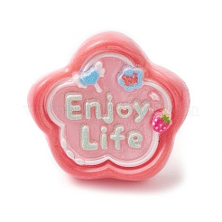 6шт 6 стиля регулируемые кольца из непрозрачной смолы RJEW-JR00668