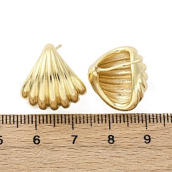 Латунь серьги EJEW-F373-07G