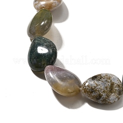 Природного индийского агата бисер нитей&nbsp;G-P561-B12-01
