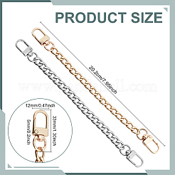 2 шт. 2 стиля железные ремни для сумки с цепочкой&nbsp;FIND-ME0002-31