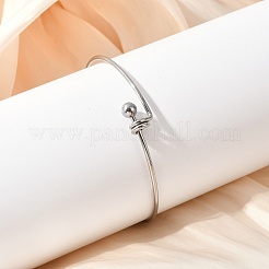 Браслеты из нержавеющей стали 304 для женщин&nbsp;BJEW-C088-03P