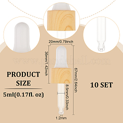 Прямые стеклянные глазные капельницы MRMJ-WH0075-60A-01