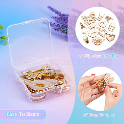 Аксессуары для закручивания мешка из сплава цинка AJEW-TA0017-12