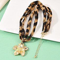 Кулон в виде цветка из сплава&nbsp;NJEW-A066-05G