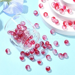 100 шт. матовые стеклянные бусины&nbsp;DGLA-YW0001-36E