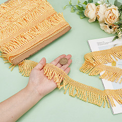 Отделка бахромой с кисточками из полиэстера&nbsp;DIY-WH0578-94B