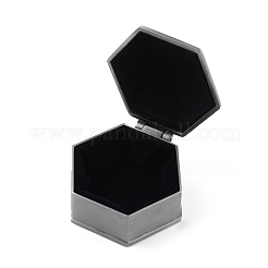 Шкатулка из цинкового сплава в форме шестиугольника&nbsp;OBOX-WH0001-03