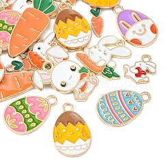 22шт 11 стиля подвески из сплава с эмалью ENAM-FS0001-43