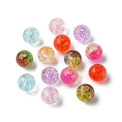 200 шт. 8 цвета прозрачные хрустящие акриловые бусины CACR-FS0001-03