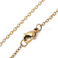 Ожерелья из нержавеющей стали 304 с цепочкой из троса&nbsp;STAS-O053-11G