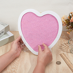 Табличка с надписью в форме сердца из дерева&nbsp;AJEW-WH0348-923