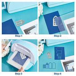 Углеродистая сталь разрезает трафареты DIY-WH0309-1982