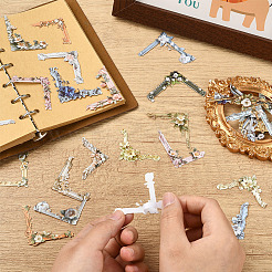 5 пакетик 5-х цветных декоративных наклеек в виде цветов для животных&nbsp;DIY-SP0005-51B