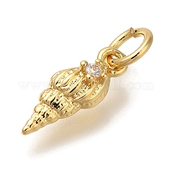 Стойки обшивки латунь микро проложить кубическую прелесть диоксида циркония KK-I720-56G