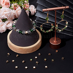 50 шт. Латунные дистанционные бусины&nbsp;KK-BBC0009-67