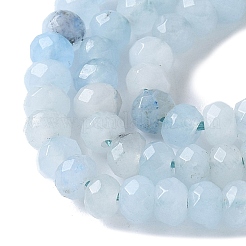 Окрашенная натуральная малайзия жадеит бусины пряди&nbsp;G-E316-2x4mm-61