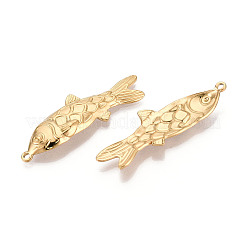 Подвески в виде рыбок из нержавеющей стали 304&nbsp;STAS-T069-15G