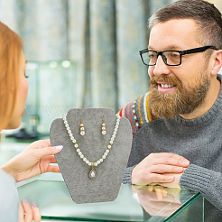 Бархатные ожерелья в форме бюста ODIS-WH0043-159C