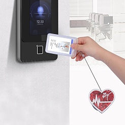 Катушка для значков из акрила и АБС-пластика с эффектом зыбучих песков и блесток AJEW-SZ0002-45A