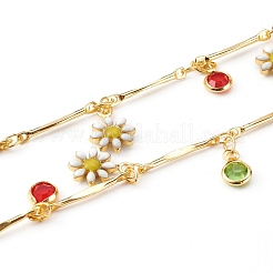 Латунь эмаль кулон ожерелья&nbsp;NJEW-JN03322