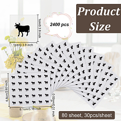 Бумажные самоклеящиеся мультяшные наклейки DIY-WH0283-20A-04