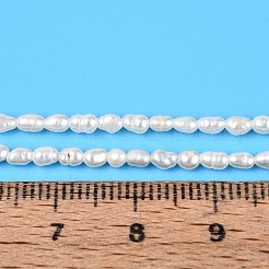 Нити из натурального культивированного пресноводного жемчуга PEAR-T006-30