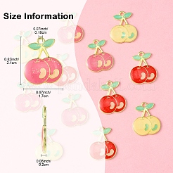 12шт 3 цвета светлые позолоченные подвески из сплава с эмалью&nbsp;FIND-FS0002-83